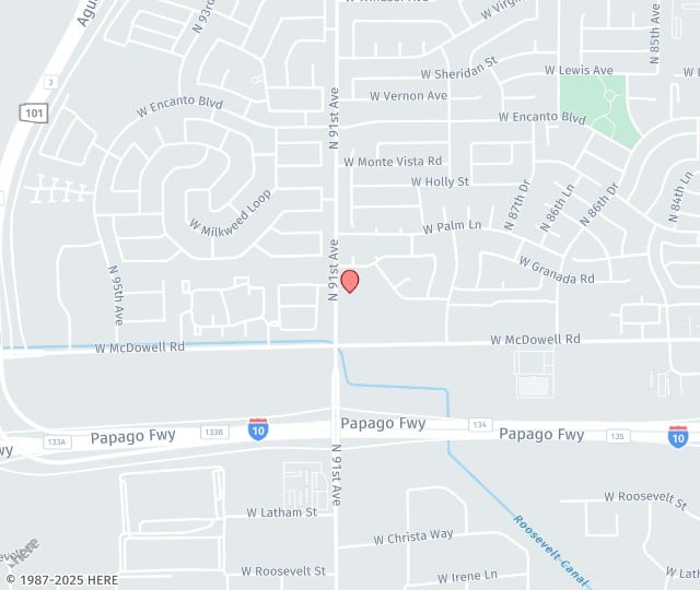Location Map: 1805 N 91st Ave. Phoenix, AZ 85037